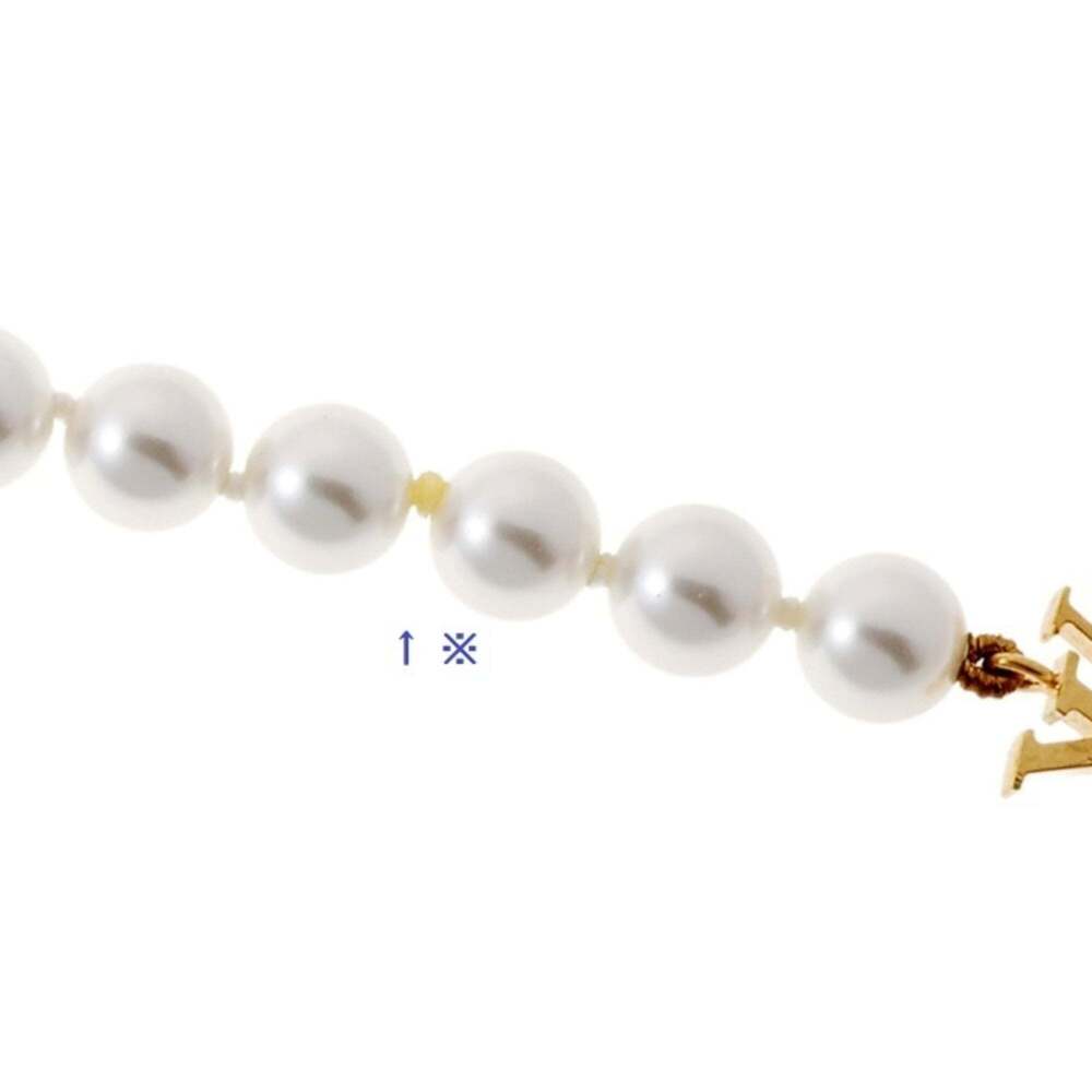 LOUIS VUITTON Gold Pearl Charm Bracelet - Picture 5 of 7